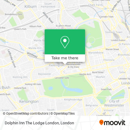 Dolphin Inn The Lodge London map