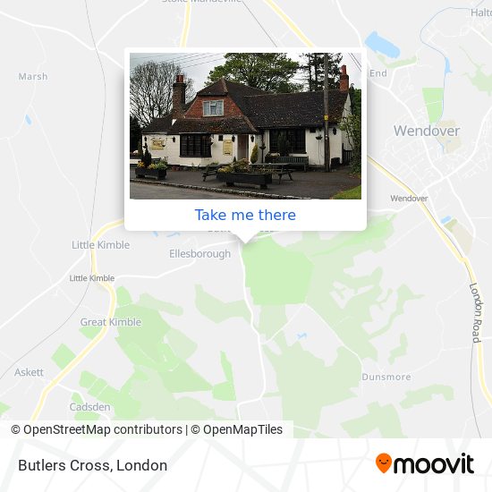 Butlers Cross map