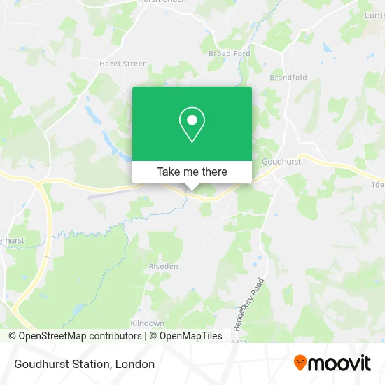 How to Get to Goudhurst Station in Tunbridge Wells by Bus?