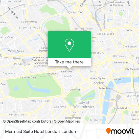 Mermaid Suite Hotel London map