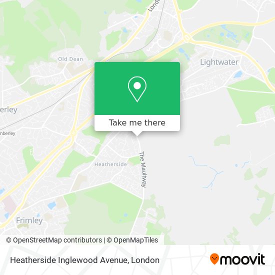Heatherside Inglewood Avenue map
