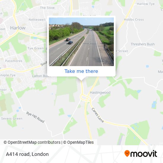 A414 road map