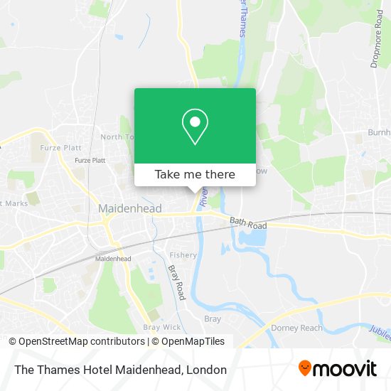 The Thames Hotel Maidenhead map