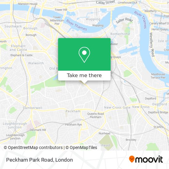 Peckham Park Road map