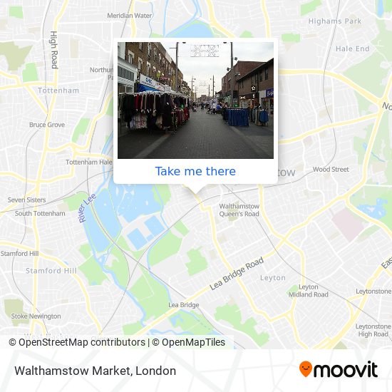 Walthamstow Market map