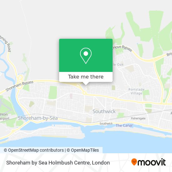 Shoreham by Sea Holmbush Centre map