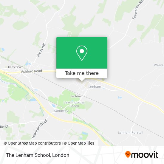 The Lenham School map
