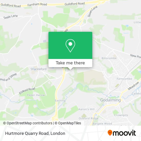 Hurtmore Quarry Road map