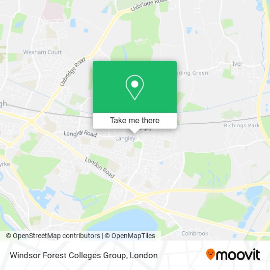 Windsor Forest Colleges Group map