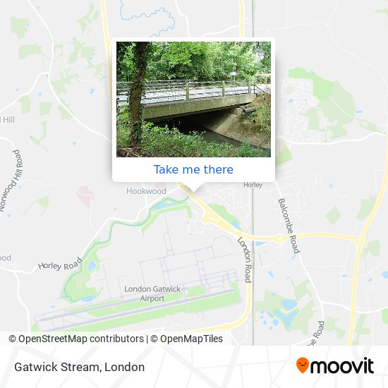 Gatwick Stream map