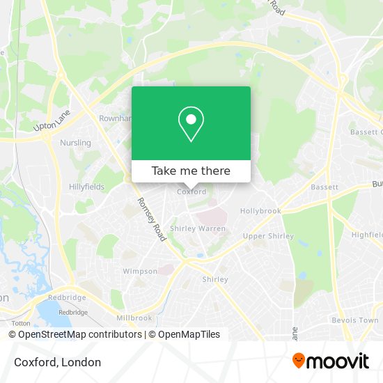 Coxford map