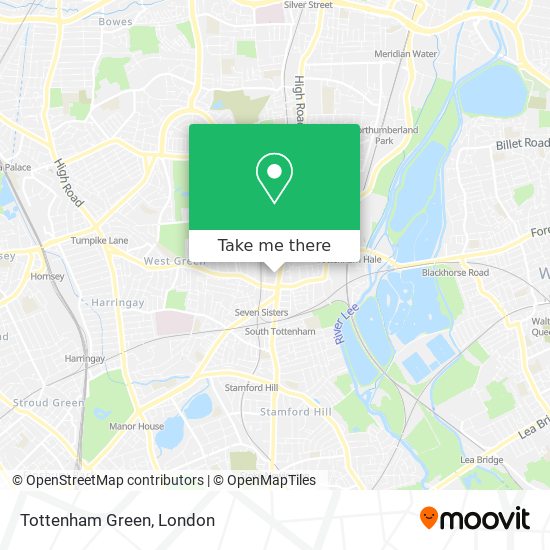 Tottenham Green map