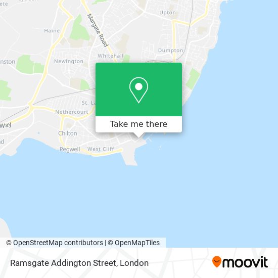 Ramsgate Addington Street map