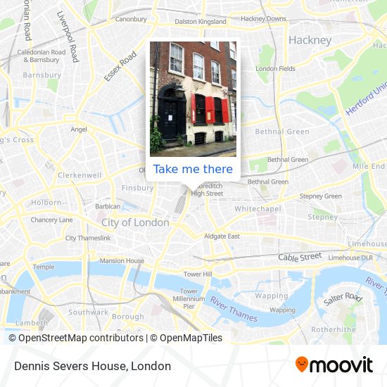 Dennis Severs House map