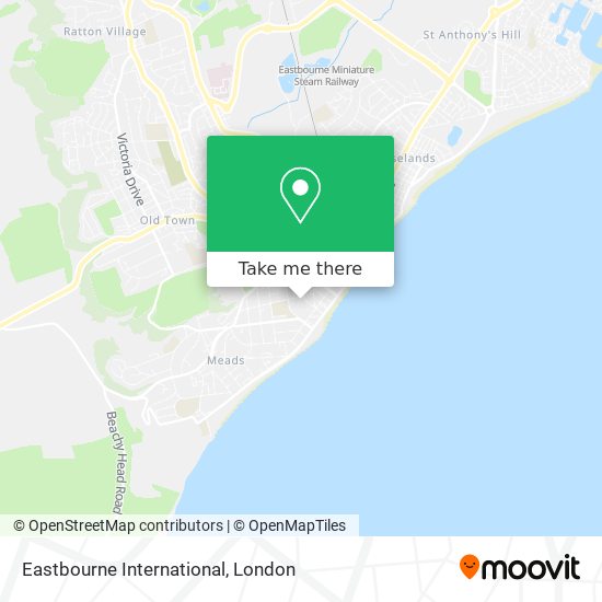 Eastbourne International map