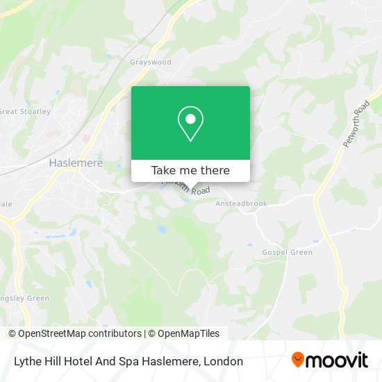 Lythe Hill Hotel And Spa Haslemere map