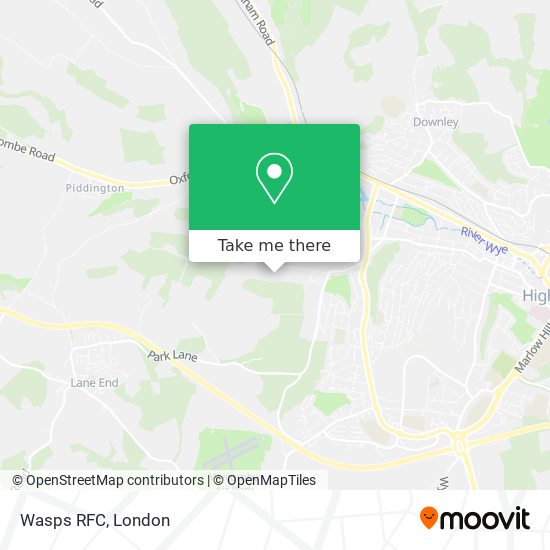 Wasps RFC map