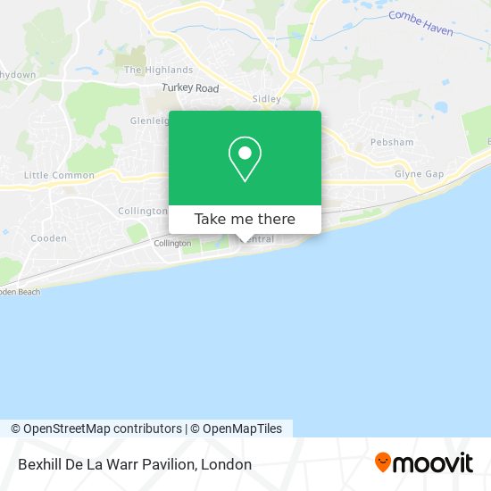 Bexhill De La Warr Pavilion map