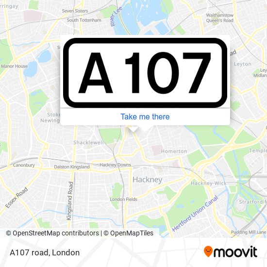 A107 road map