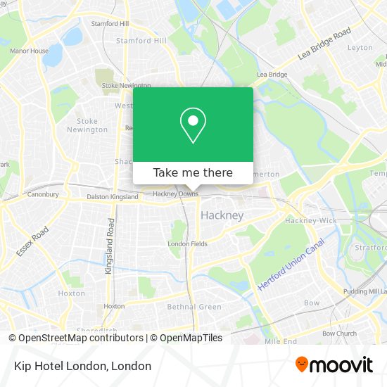 Kip Hotel London map