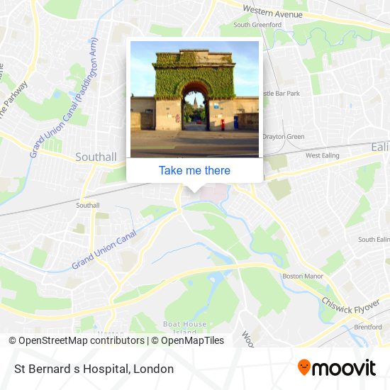 St Bernard s Hospital map