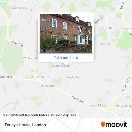 Farleys House map
