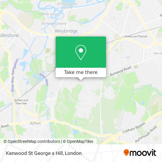 Kenwood St George s Hill map