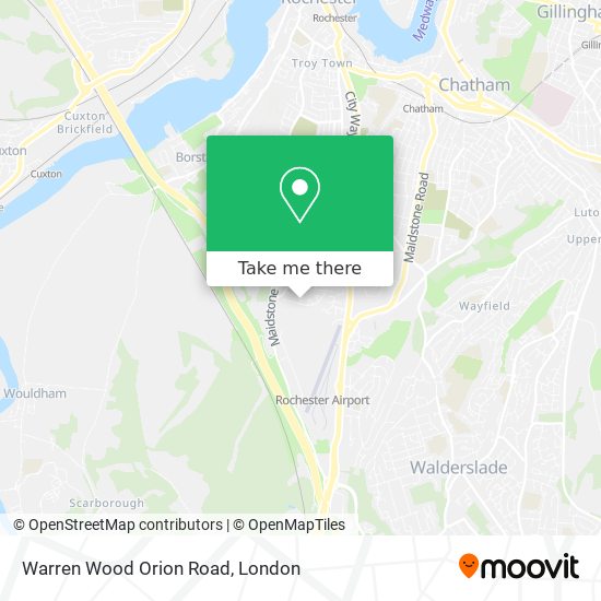 Warren Wood Orion Road map