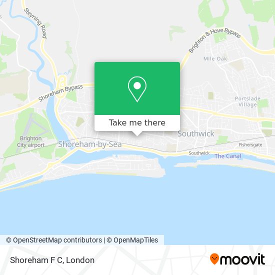 Shoreham F C map