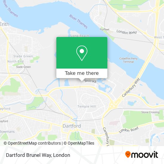 Dartford Brunel Way map