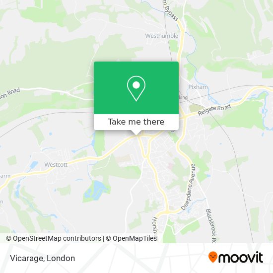 Vicarage map