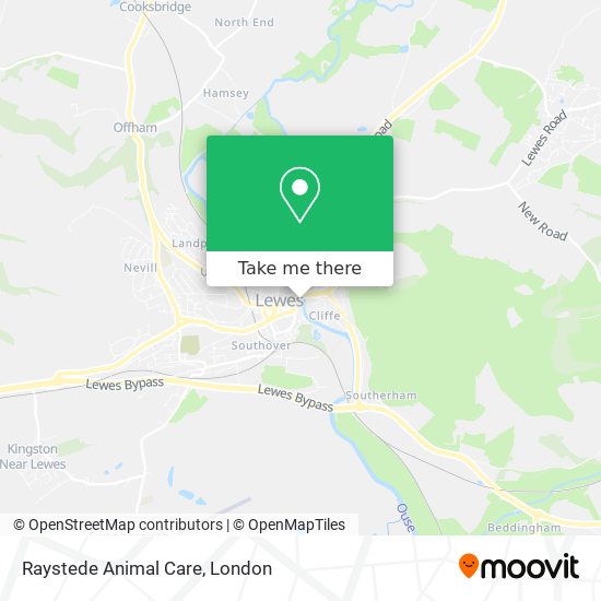 Raystede Animal Care map