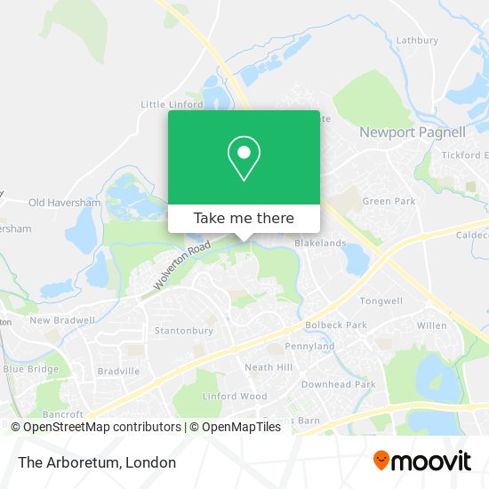 The Arboretum map