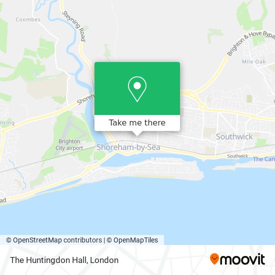 The Huntingdon Hall map