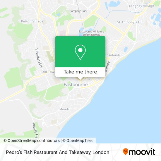 Pedro's Fish Restaurant And Takeaway map