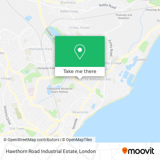 Hawthorn Road Industrial Estate map