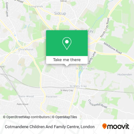 Cotmandene Children And Family Centre map