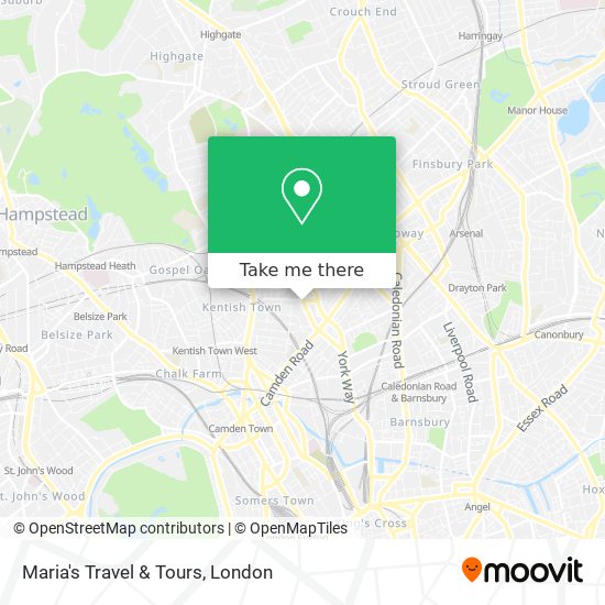 Maria's Travel & Tours map