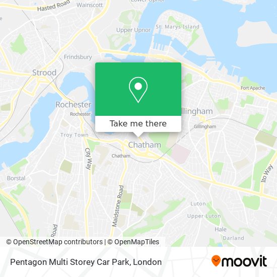 Pentagon Multi Storey Car Park map