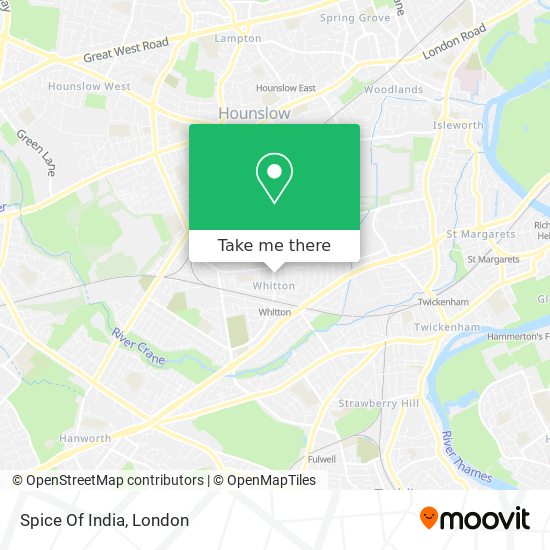 Spice Of India map