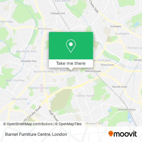 Barnet Furniture Centre map