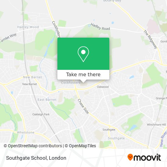 Southgate School map