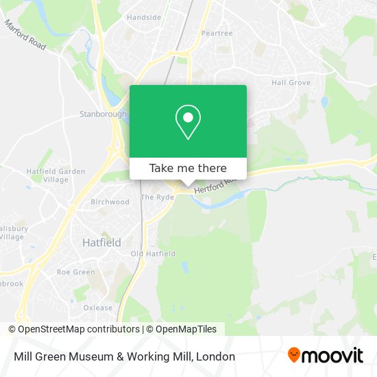 Mill Green Museum & Working Mill map