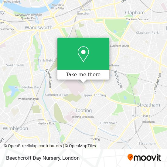 Beechcroft Day Nursery map