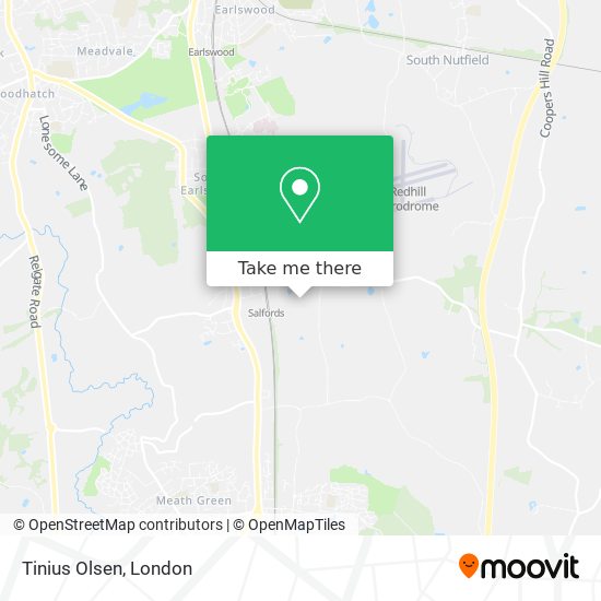 Tinius Olsen map