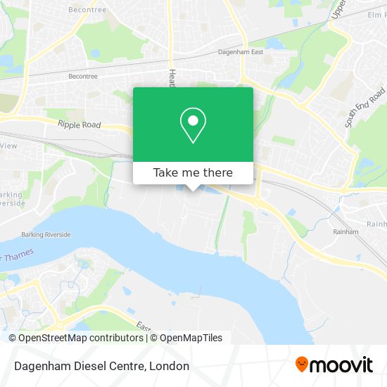 Dagenham Diesel Centre map
