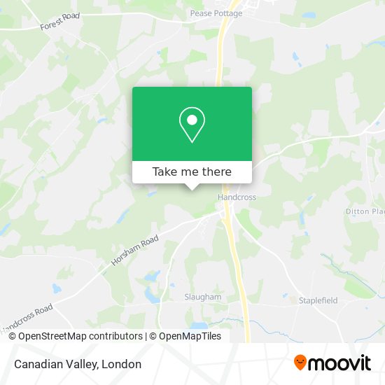 Canadian Valley map