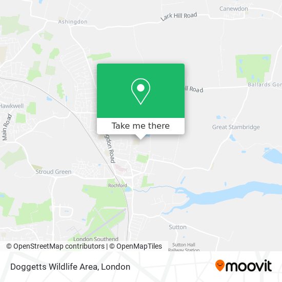 Doggetts Wildlife Area map