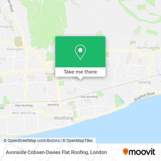 Avonside Cobsen-Davies Flat Roofing map