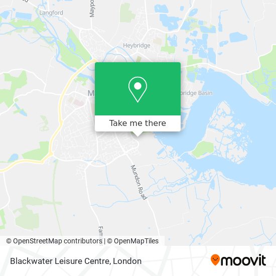 Blackwater Leisure Centre map